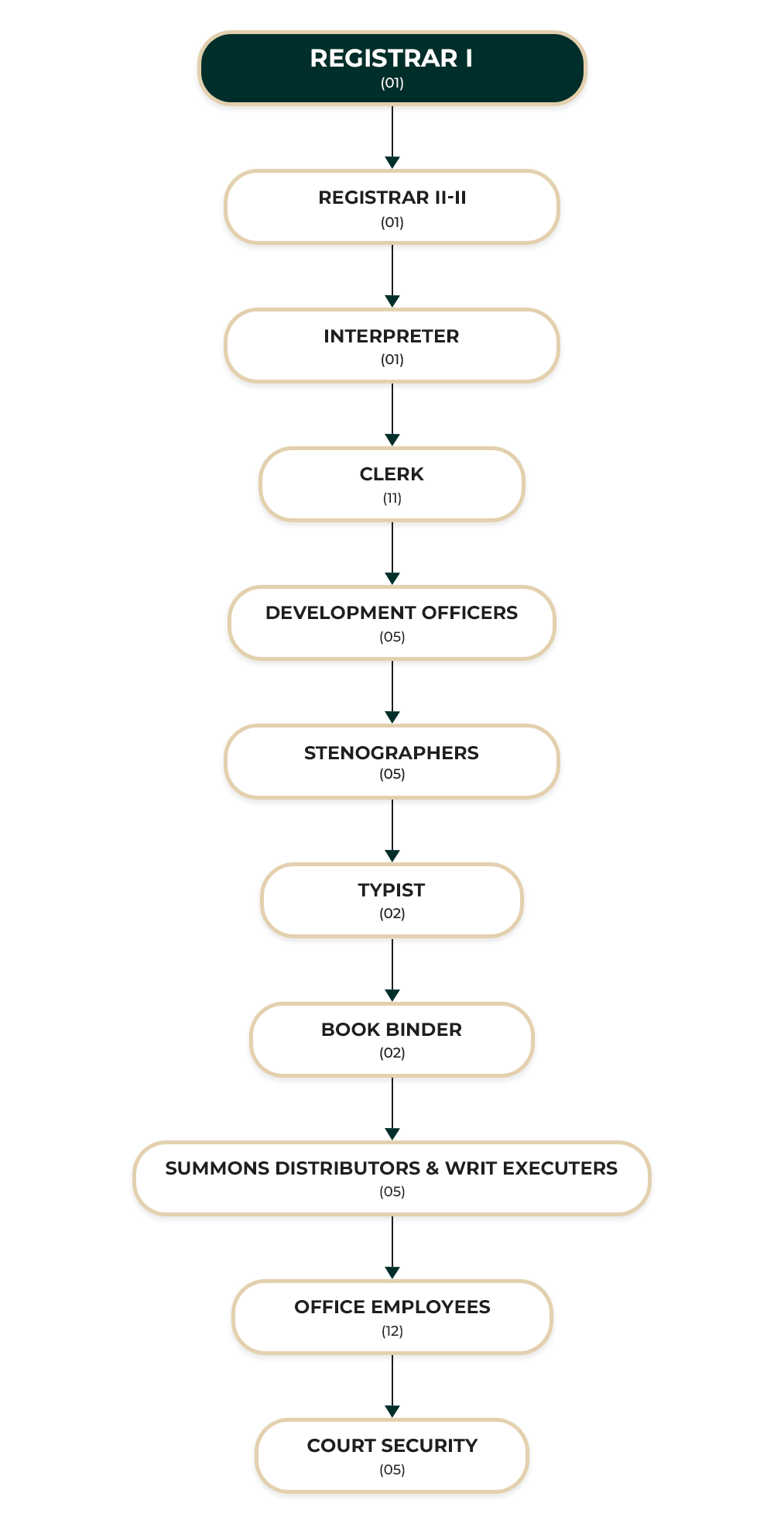 District Court Mawanella ORGANIZATIONAL STRUCTURE